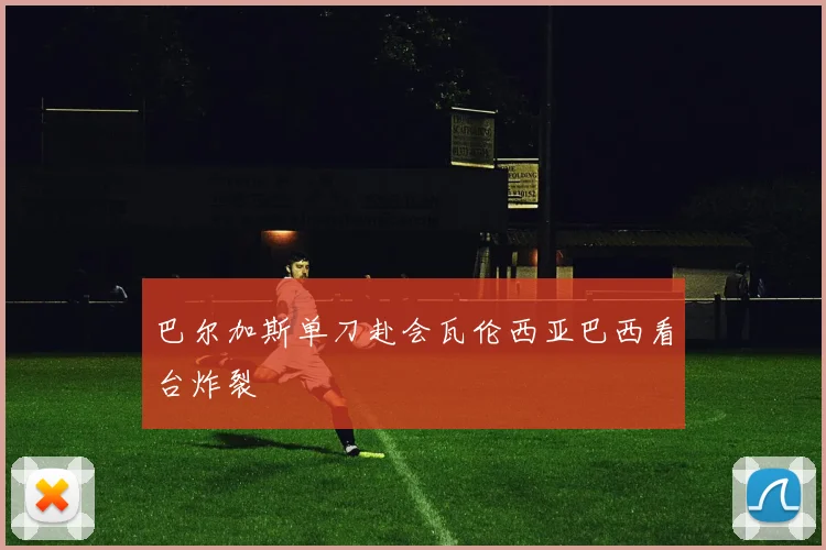 巴尔加斯单刀赴会瓦伦西亚巴西看台炸裂