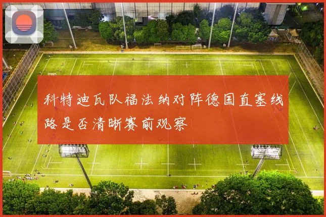 科特迪瓦队福法纳对阵德国直塞线路是否清晰赛前观察
